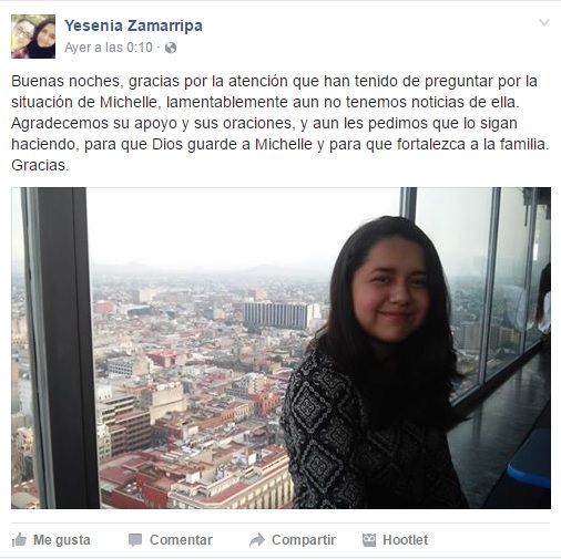 Activan Alerta Amber por adolescente desaparecida en el Estado de México - michelle