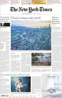 Estados Unidos y Peña Nieto en las portadas del miércoles - nyt-1