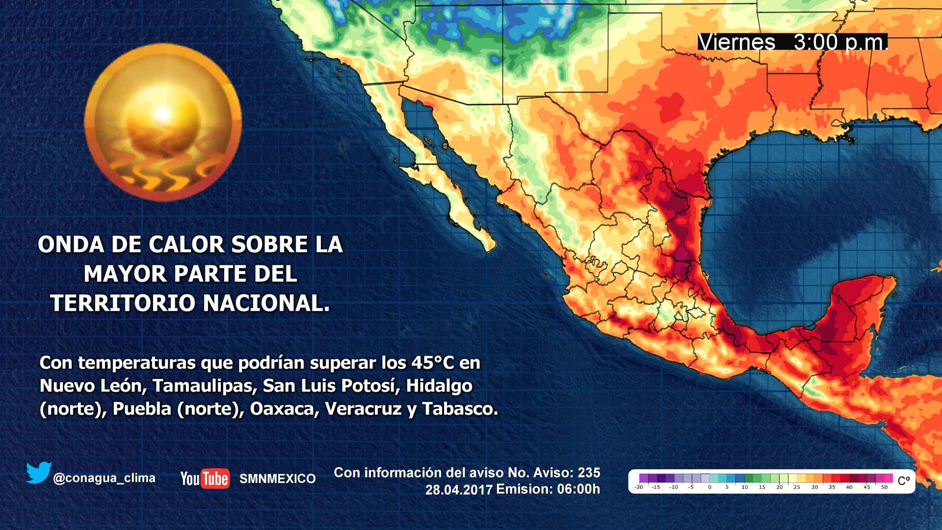 Temperaturas sobrepasarán los 45 grados en ocho estados del país - onda-de-calor-2804