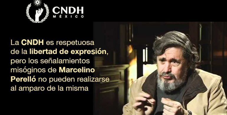Piden destituir a Marcelino Perelló de la UNAM por comentarios misóginos - perello-cndh
