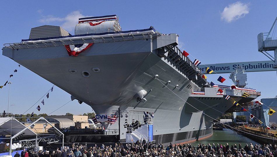 #Fotos EE.UU. inicia las pruebas de su nuevo portaaviones