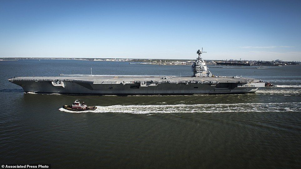 #Fotos EE.UU. inicia las pruebas de su nuevo portaaviones - portaaviones-eua6