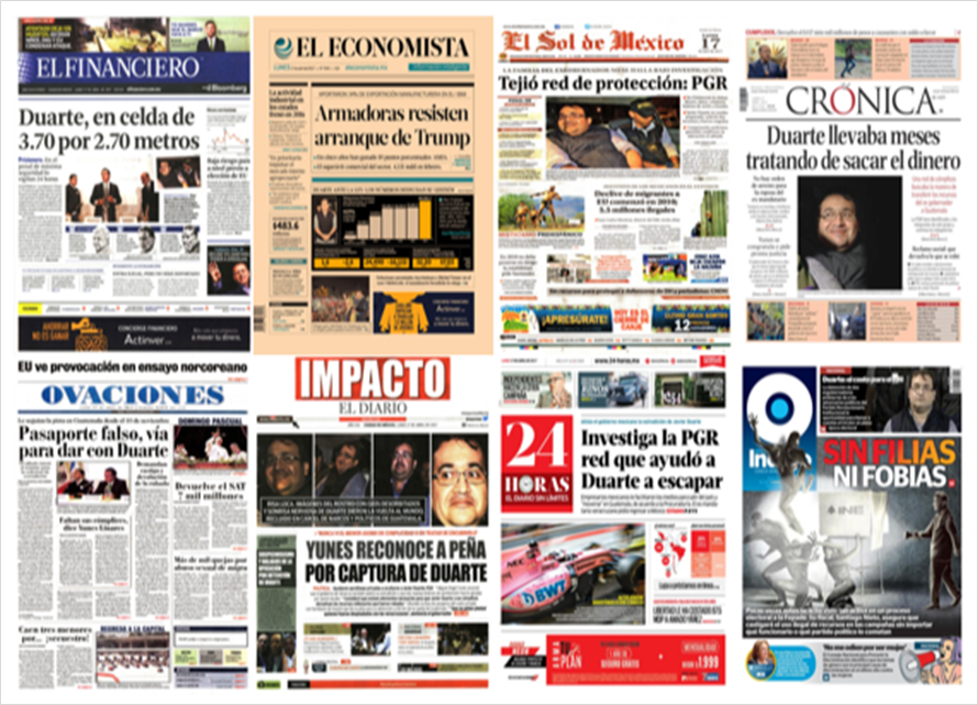 Javier Duarte y Turquía en primeras planas del lunes - portadas-17-abril1