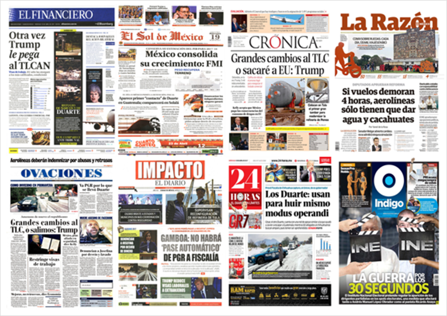 Trump y Theresa May en primeras planas del miércoles - portadas-19-abril1