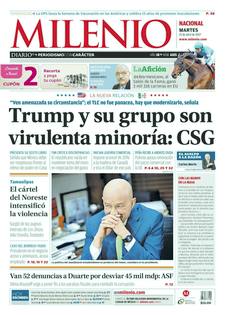 Trump en primeras planas del martes - portadas-25-abril-milenio