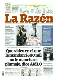 Trump en primeras planas del martes - portadas-25-abril-razon