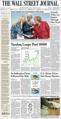 AMLO y Reynoso Femat en primeras planas del miércoles - portadas-26-abril-twsj