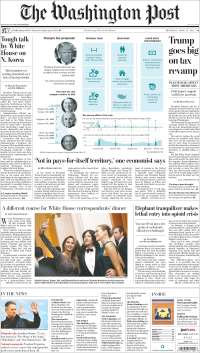 Trump y TLC en primeras planas del jueves - portadas-27-abril-twp