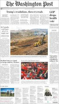 TLC y Trump en primeras planas del viernes - portadas-28-abril-twp