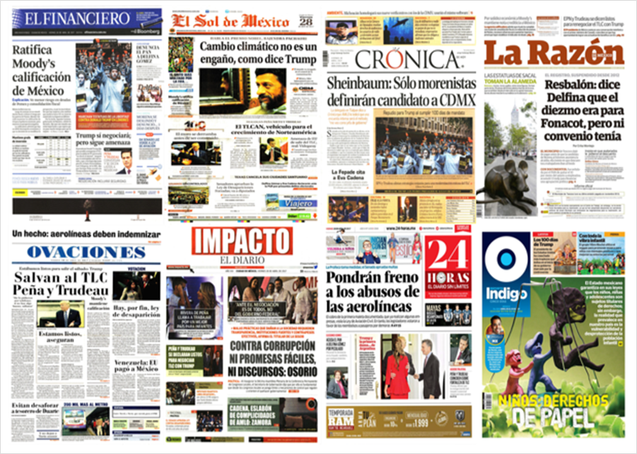 TLC y Trump en primeras planas del viernes - portadas-28-abril1