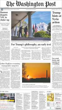 Muro fronterizo, Carstens y Trump en primeras planas - portadas-6-abril-twp