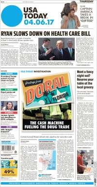 Muro fronterizo, Carstens y Trump en primeras planas - portadas-6-abril-usat