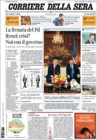 Videgaray, Siria y Trump en primeras planas - portadas-7-abril-italia