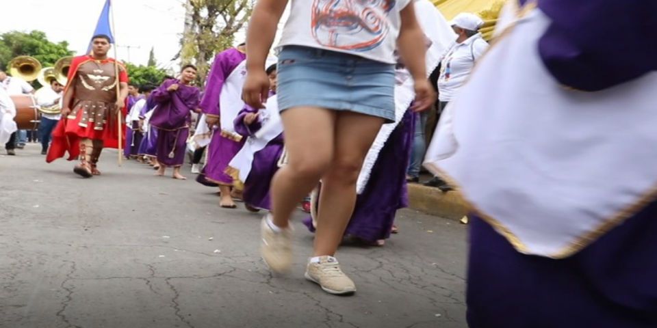 Procesión en Iztapalapa