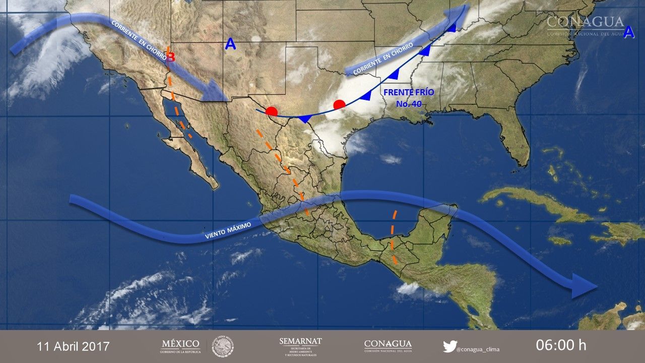 Tormentas fuertes afectarán el norte, centro y oriente del país - pronóstico-1104