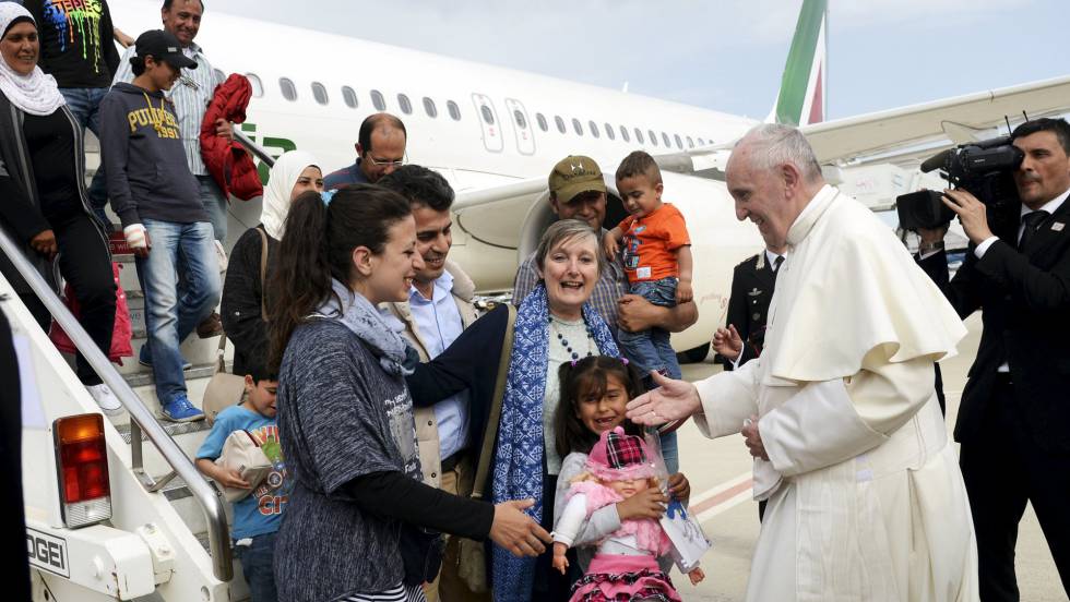 Vaticano recibe a nuevos refugiados del Medio Oriente