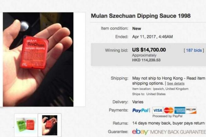 Subastan en más de 300 mil pesos dos salsas de McDonald's - salsa-mcdonalds-1