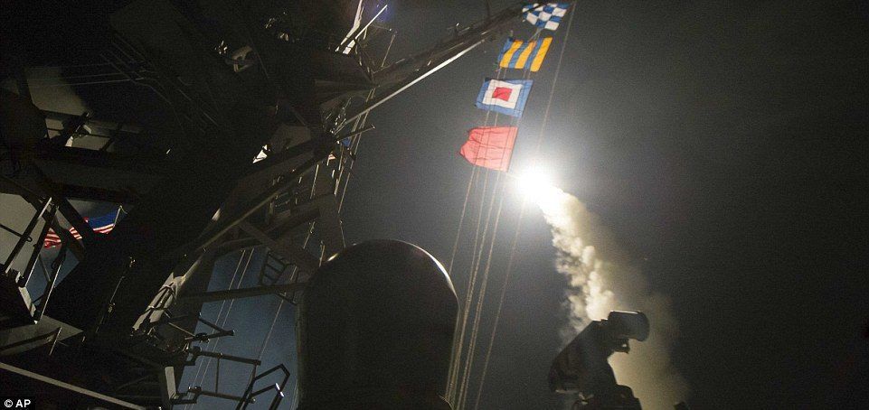 Primeras imágenes luego del bombardeo de EE.UU. a Siria