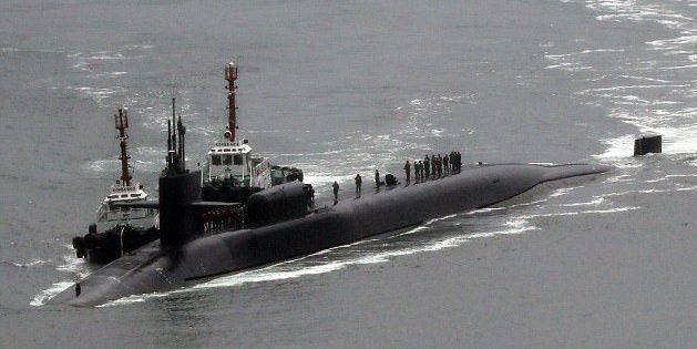 Submarino estadounidense arriba a costas de Corea del Sur