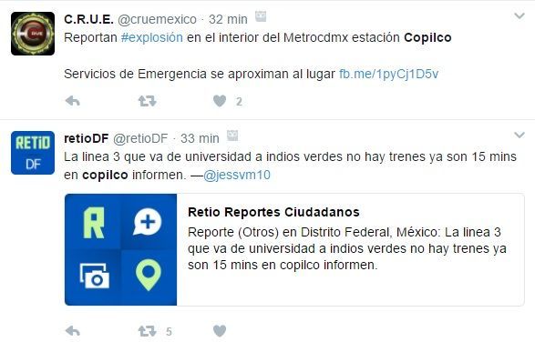 Falla la Línea 3 del Metro - tuit-copilco-5