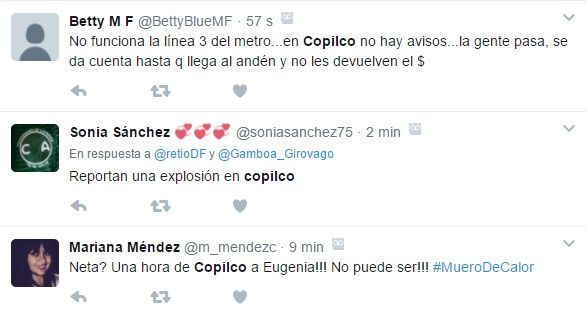 Falla la Línea 3 del Metro - tuit-copilco-7