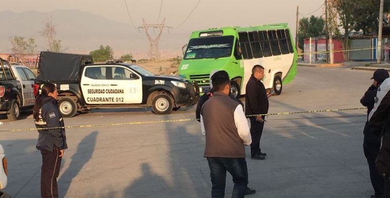 Balacera a unidades de transporte en Ecatepec deja un muerto
