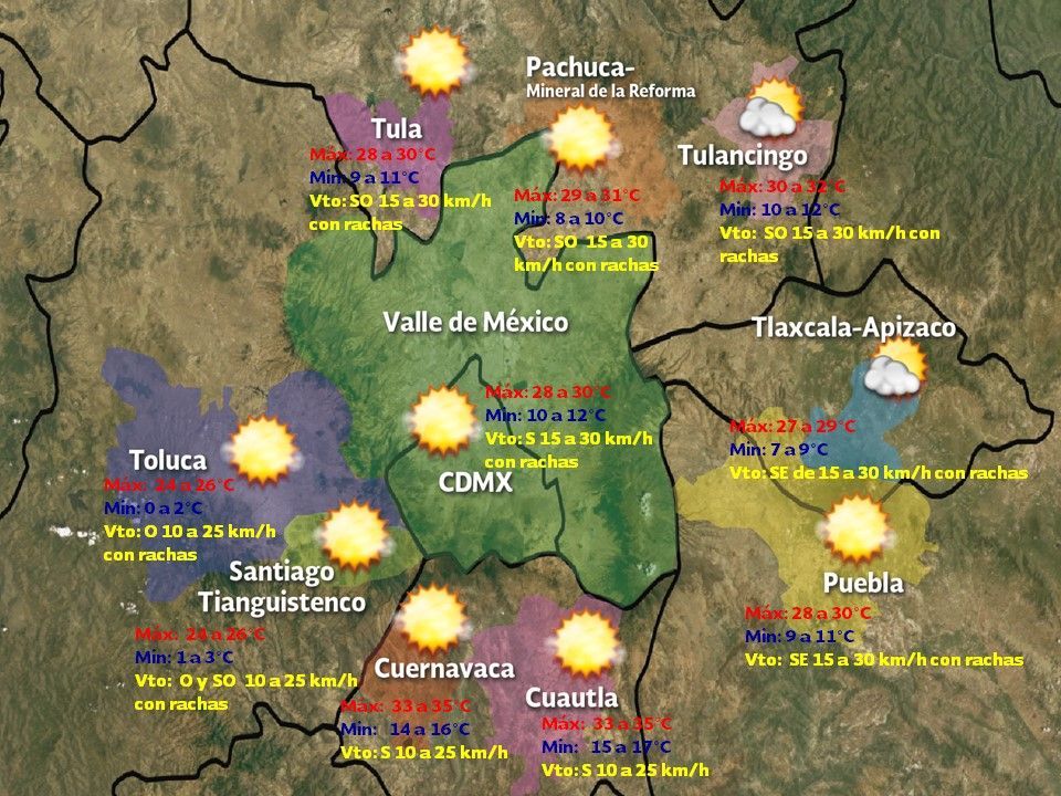 Frente frío 38 generará vientos fuertes en el norte y centro del país - vdm-0204