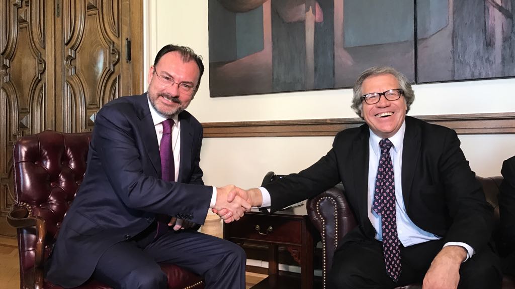 Videgaray y Almagro analizan relación México-EE.UU.