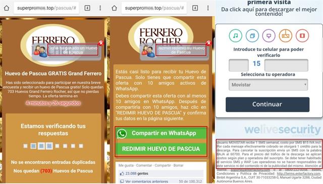 Alertan por nueva estafa en WhatsApp - whatsapp-ferrero3