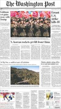 Bombardeo de EE.UU. acapara las primeras planas de México y el mundo - wp