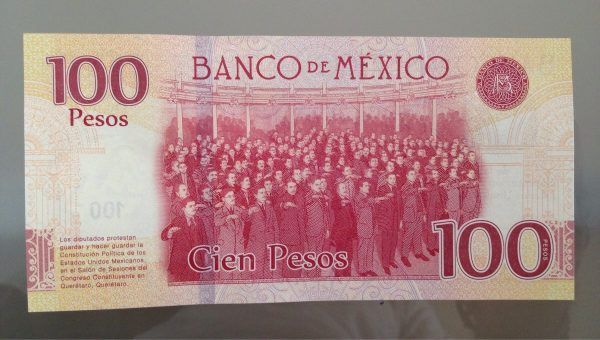 ¿Cómo identificar si es falso un billete de 100 pesos? - 100-pesos-2
