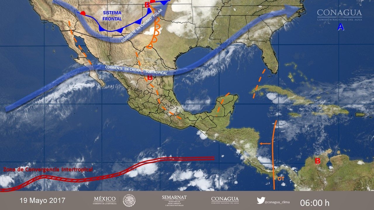 Predominará el ambiente cálido en la mayor parte del país - 1905-2