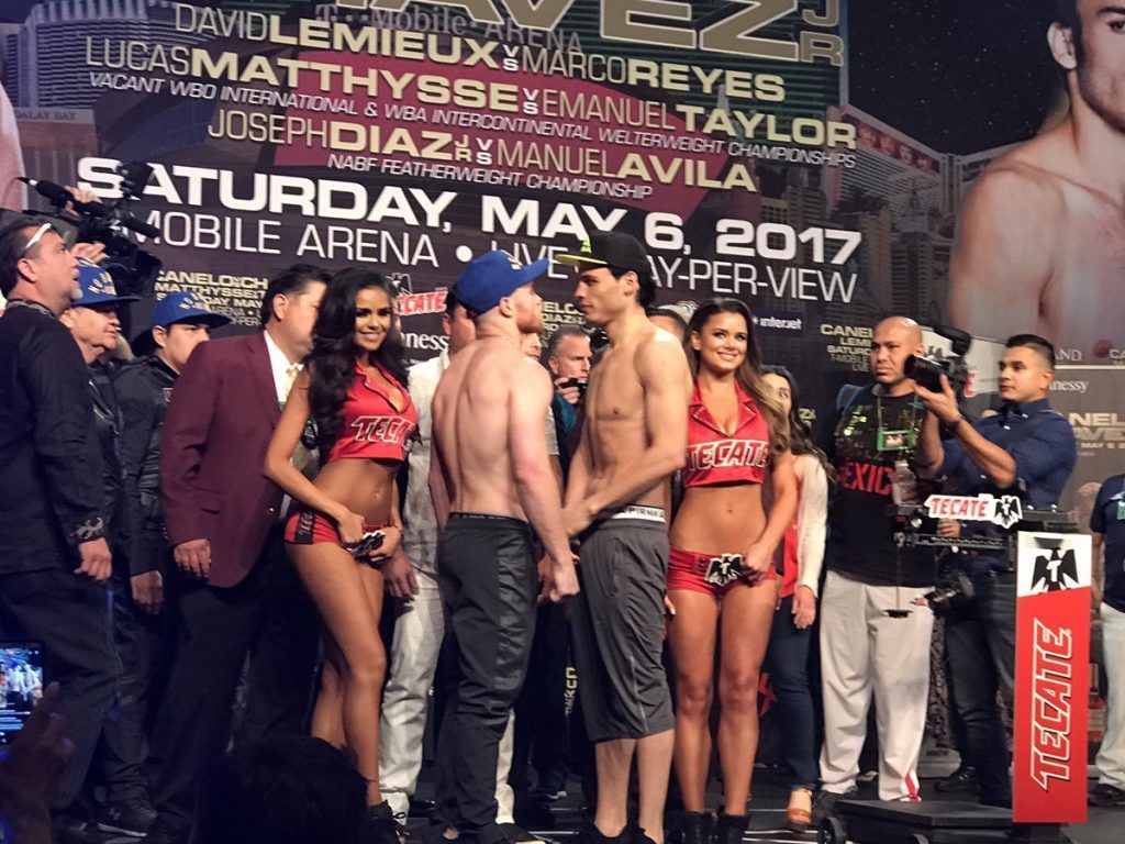 Chávez Jr da el peso para la pelea contra “Canelo” Álvarez - C_GK0BlUQAEr0wd-1024x768