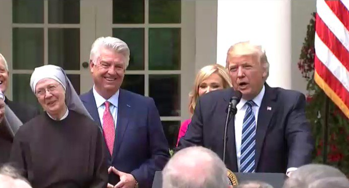 ‘No permitiremos que la gente de fe sea silenciada’: Trump