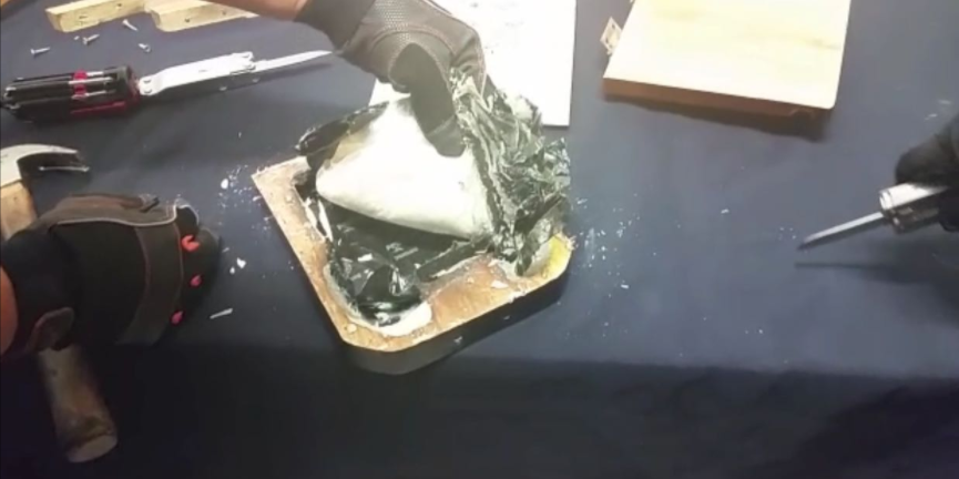 PF decomisa metanfetamina escondida en una tortilladora