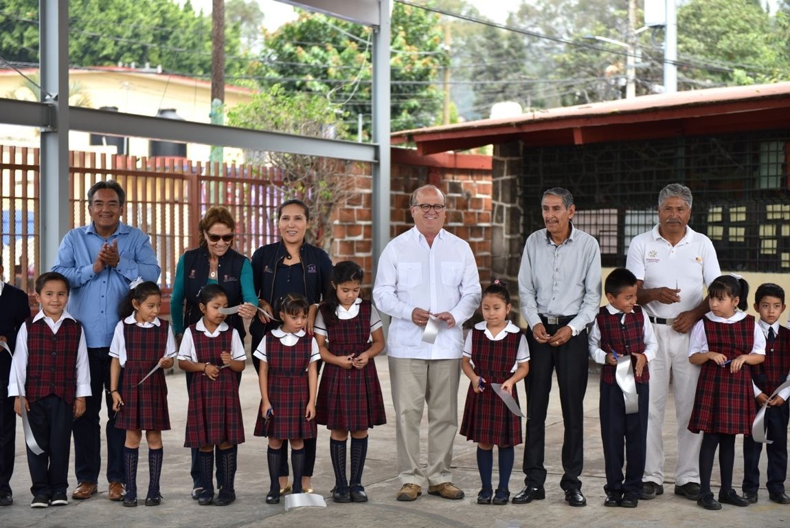 Rehabilitan infraestructura educativa en Morelos