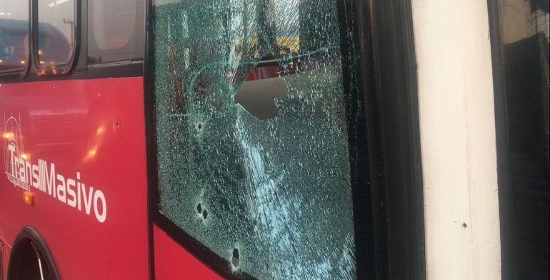 Balean Mexibús en Ecatepec - Mexibus-Baleado-2