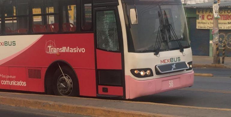 Balean Mexibús en Ecatepec