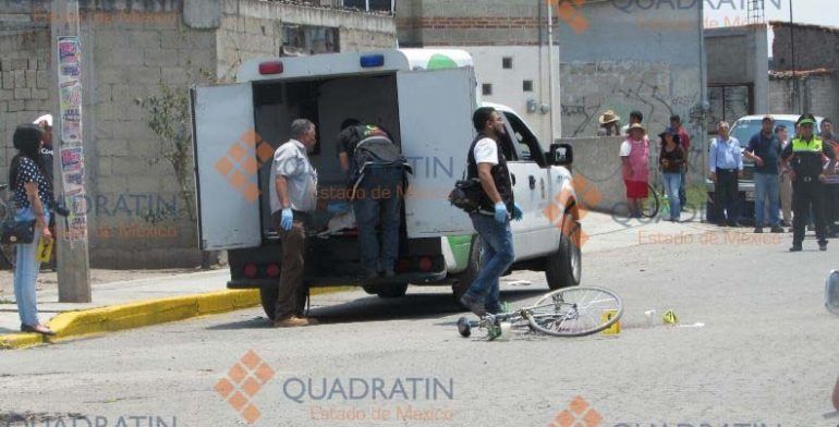 Camión de transporte público atropella a menor en Toluca