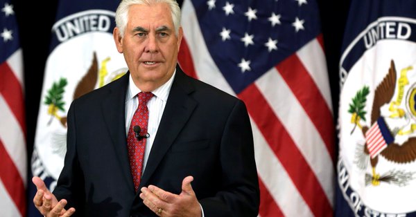 Rex Tillerson anuncia reunión de seguridad México-Estados Unidos