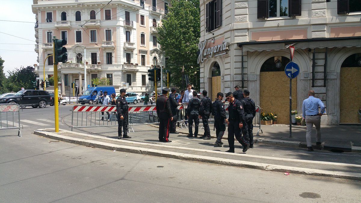 Refuerzan seguridad en Roma por arribo de Trump