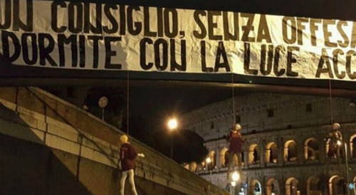 Amenazan a jugadores de la Roma