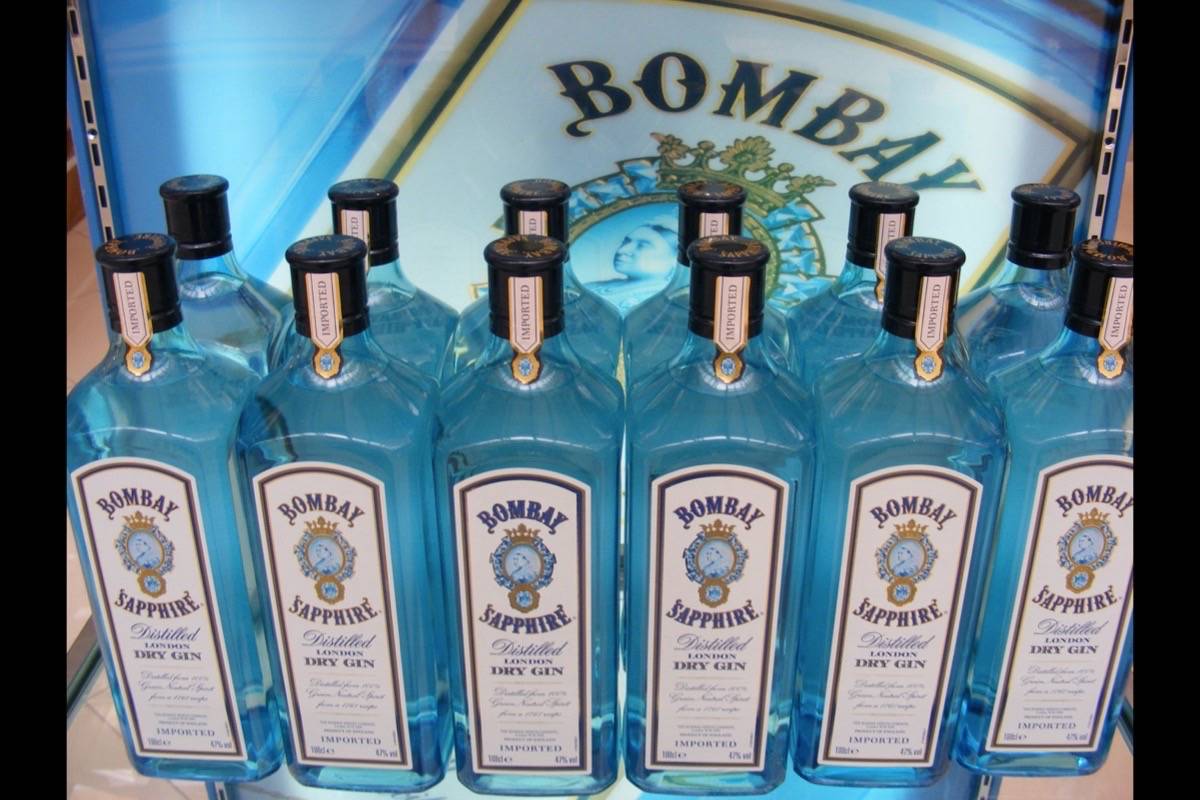 Retiran Bombay Sapphire por contener 77 por ciento de alcohol