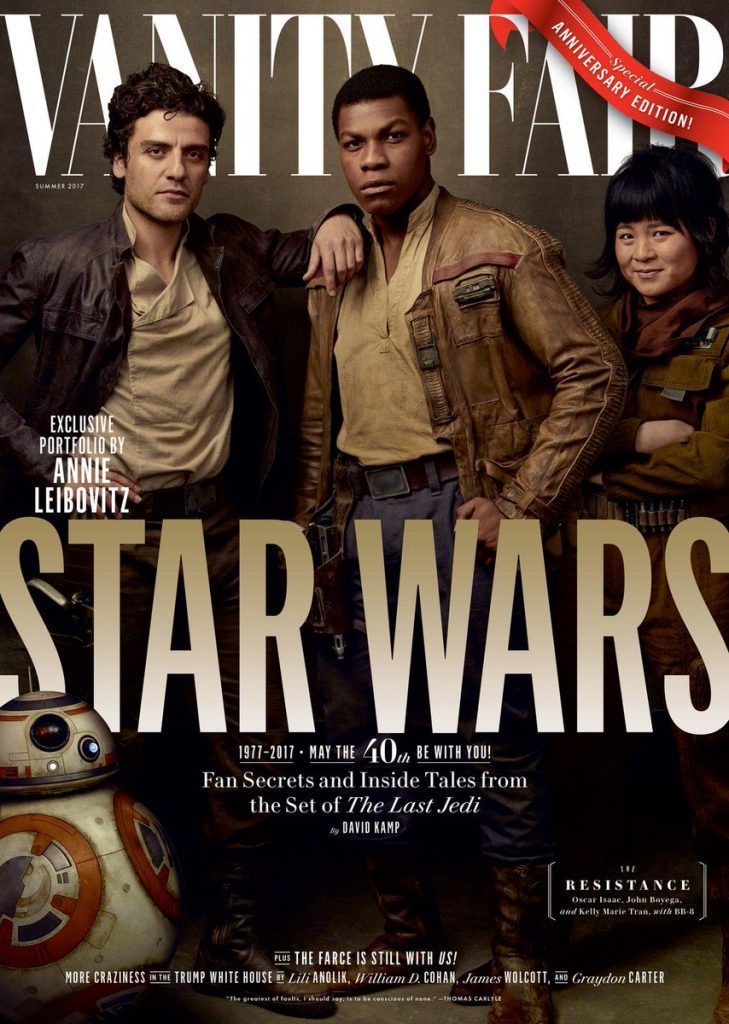 Elenco de 'Star Wars' aparece en portada de Vanity Fair - Star-Wars-2-729x1024