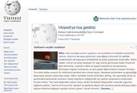 Tribunal de Turquía mantiene bloqueo de Wikipedia - Wikipedia-turquia