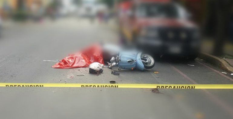 Muere motociclista en la Miguel Hidalgo