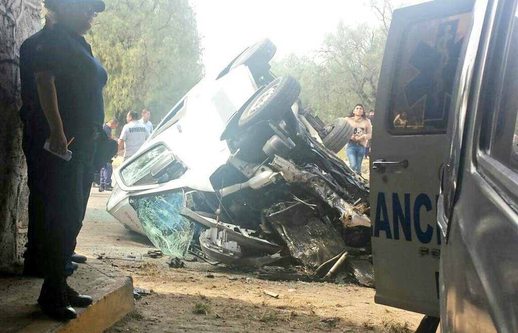 Volcadura deja tres muertos en la Autopista México-Pirámides - accidente-piramides2-1024x658