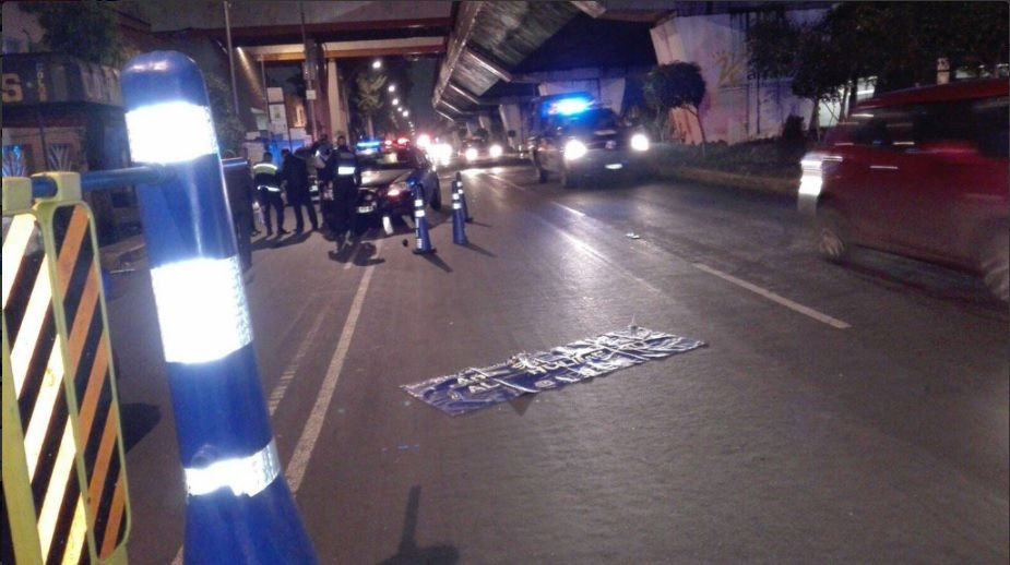 Atropellan a policías en alcoholímetro en Venustiano Carranza - antialcohólica-2