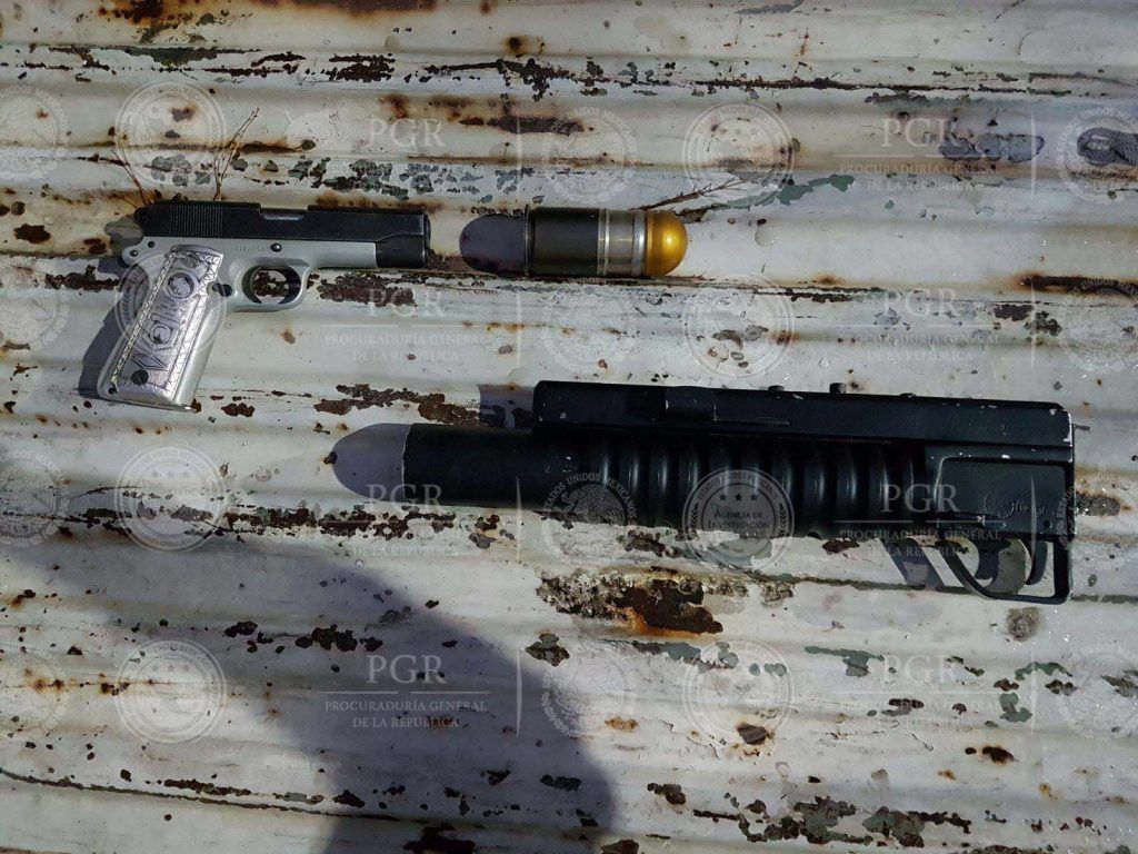 Detienen a seis colaboradores de Dámaso López en la Ciudad de México - armas-3-1024x768