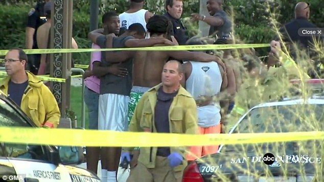 Tiroteo en San Diego deja un muerto y seis heridos - balacera-san-diego-3